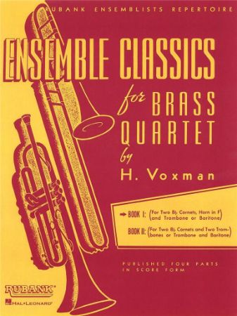 VOXMAN:ENSEMBLE CLASSICS FOR BRASS QUARTET BOOK 1