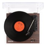 Fenton gramofon RP165D Record Player Set Dark Wood BT