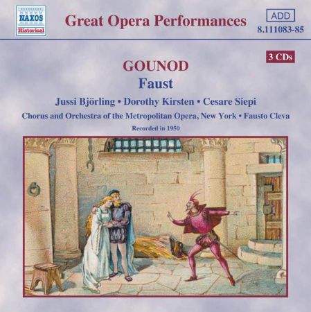 GOUNOD:FAUST/BJORLING/KIRSTEN/SIEPI 3CD