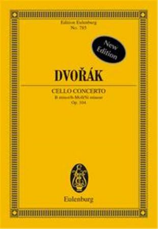 DVORAK: CELLO CONCERTO OP.104 H-MOLL STUDY SCORE