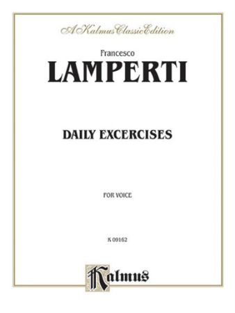 LAMPERTI:DAILY EXERCISES FOR VOICE