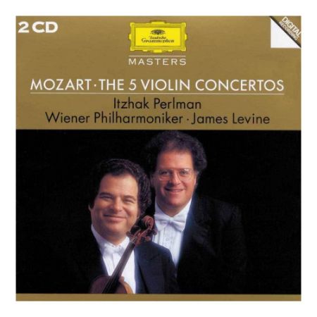  MOZART:5 VIOLIN CONCERTOS/PERLMAN/LEVINE 2CD