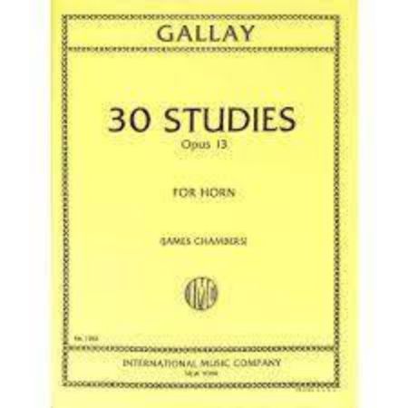 GALLAY:30 STUDIES OP.13 HORN