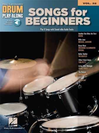 SONGS FOR BEGINNERS PLAY ALONG DRUM +AUDIO ACCESS
