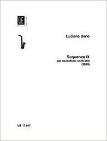 BERIO:SEQUENZA IX SAXOPHONE