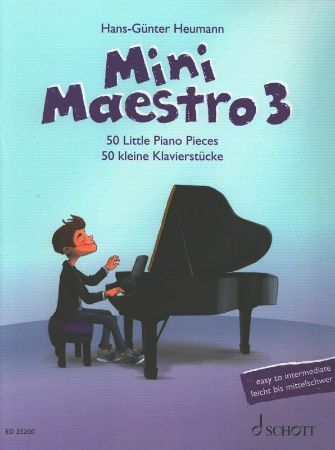 HEUMANN:MINI MAESTRO VOL.3 /50 LITTLE PIANO PIECES EASY TO INTERMEDIATE