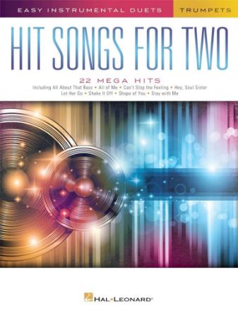 HIT SONGS FOR TWO TRUMPETS EASY DUETS