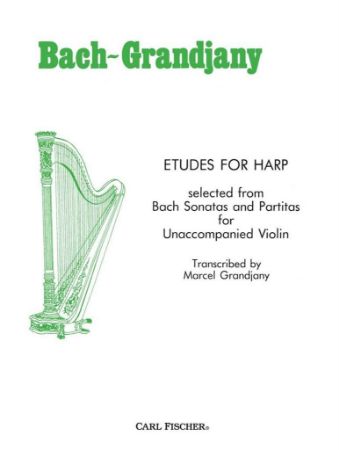 BACH-GRANDJANY:ETUDES HARP