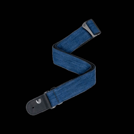 PAS ZA KITARO PLANET WAVES DENIM GUITAR STRAP BLUE