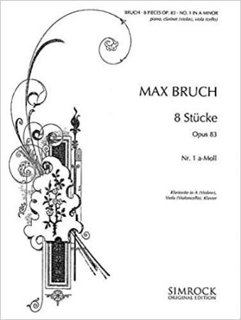 BRUCH: 8 STUCKE OP.83 KLARINETTE IN A