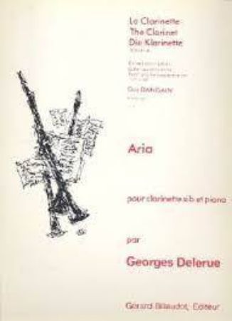 DELERUE G:ARIA clarinette et piano