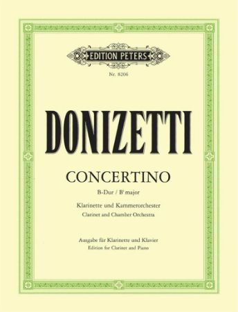 DONIZETTI:CONCERTINO B-DUR  CLARINET  AND PIANO