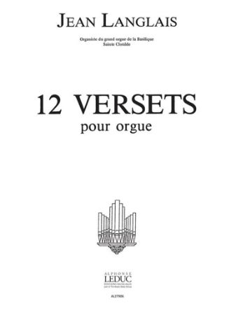 LANGLAIS:12 VERSETS POUR ORGUE