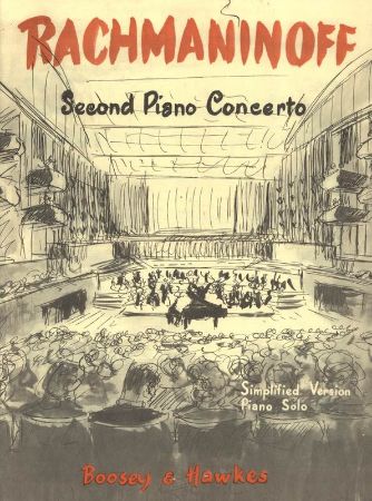 RACHMANINOFF:SECOND PIANO CONCERTO EASY PIANO SOLO