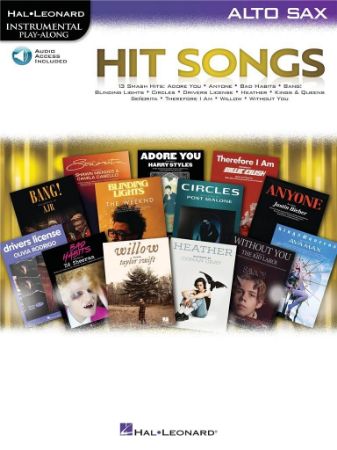 HIT SONGS PLAY ALONG ALTO SAXOPHONE +AUDIO ACCESS