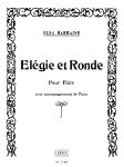 BARRAINE:ELEGIE ET RONDO POUR FLUTE & PIANO