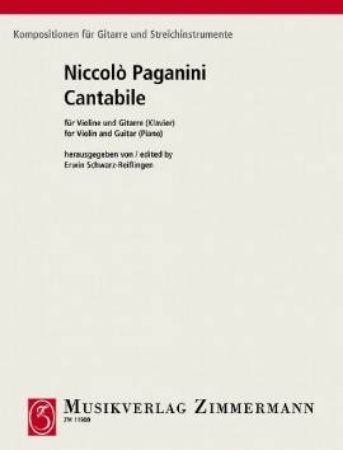 PAGANINI:CANTABILE VIOLINE UND  GITARRE (KLAVIER)