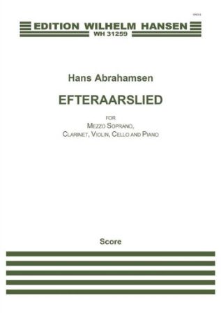 ABRAHAMSEN:EFERARSLIED/HERBSTLIED SCORE