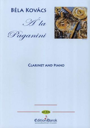 KOVACS:A LA PAGANINI CLARINET & PIANO