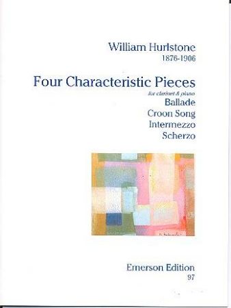 HURLSTONE:4 CHARACTERISTIC PIECES CLARINET