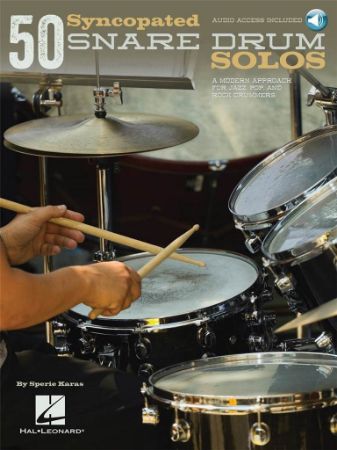 KARAS:50 SYNCOPATED SNARE DRUM SOLOS + AUDIO ACCESS