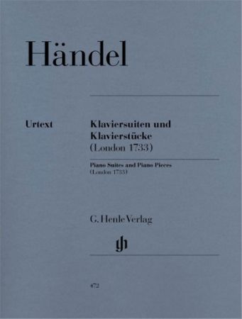 HANDEL:KLAVIERSUITEN UND KLAVIERSTUCKE (LONDON 1733)