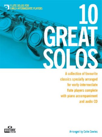 COWLES:10 GREAT SOLOS FLUTE AND PIANO +CD