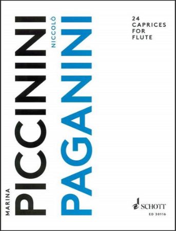 PAGANINI:24 CAPRICES FOR FLUTE (ARR.PICININI)