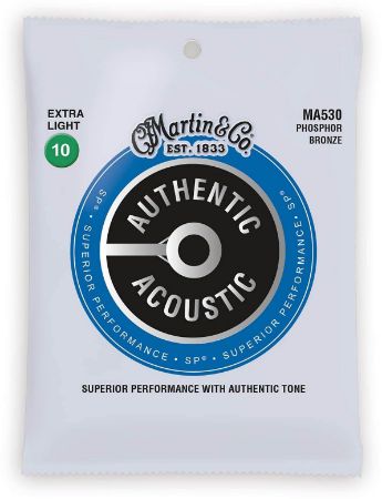 Martin MA530 92/8 Phosphore Bronze Acoustic Guitar Strune Extra Light 10-47