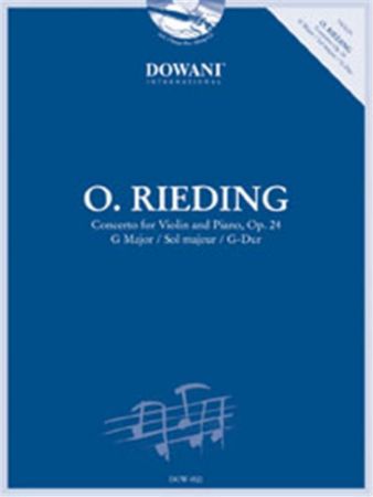 RIEDING:CONCERTO OP.24 G-DUR VIOLIN AND PIANO + CD (DOWANI)