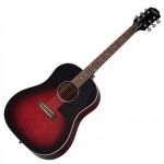 EPIPHONE ELEKTRO AKUSTIČNA KITARA SLASH J-45 Vermillion Burst w/case