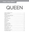 QUEEN REALLY EASY PIANO 20 HITS