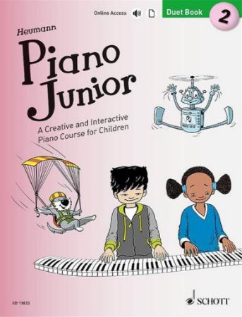 HEUMANN:PIANO JUNIOR DUET BOOK 2 + AUDIO ACCESS