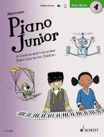 HEUMANN:PIANO JUNIOR DUET BOOK 4 + AUDIO ACCESS