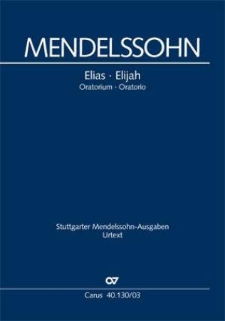 MENDELSSOHN:ELIAS/ELIJAH  VOCAL  SCORE