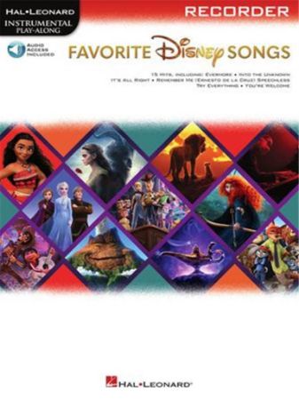 FAVORITE DISNEY SONGS PLAY ALONG RECORDER + AUDIO ACCESS