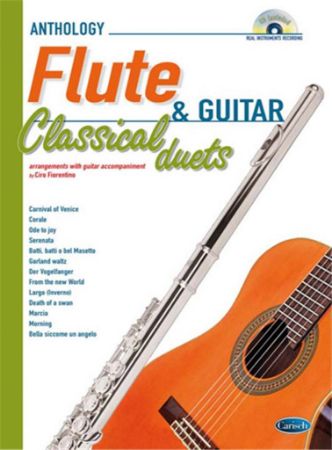 ANTHOLOGY FLUTE & GUITAR CLASSICAL DUETS +CD BOOK 1