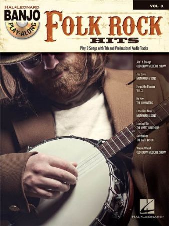 FOLK ROCK HITS PLAY ALONG BANJO 5-STRING +CD