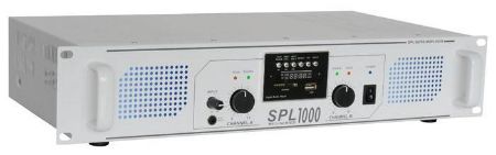 SKYTEC OJAČEVALEC SPL 1000MP3 Amplifier blue LED + EQ White