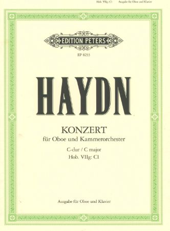 HAYDN:KONZERT C-DUR HOB.VIIg:C1 FOR  OBOE AND PIANO
