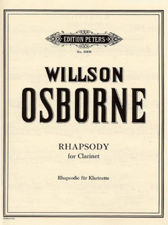 OSBORNE:RHAPSODY FOR CLARINET