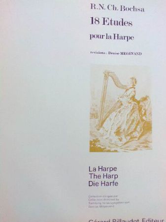 BOCHSA R.:18 ETUDES POUR LA HARPE