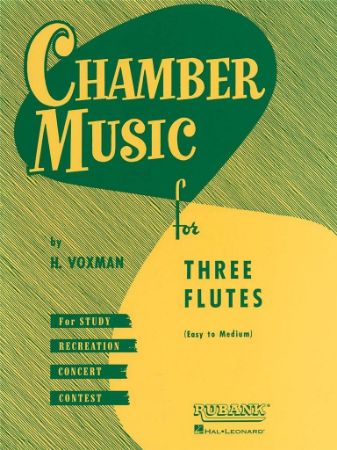 VOXMAN:CHAMBER MUSIC FOR THREE FLUTES