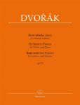 DVORAK:ROMANTIC PIECES OP.75 VIOLIN AND PIANO