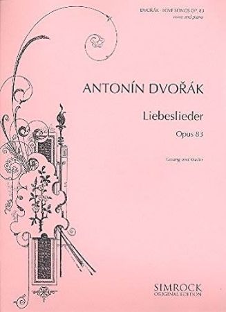 DVORAK:LIEBESLIEDER,OP.83 VOICE AND PIANO