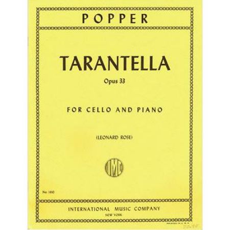 POPPER:TARANTELLA OP.33 CELLO