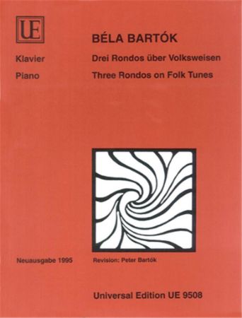 BARTOK:THREE RONDOS ON FOLK TUNES PIANO