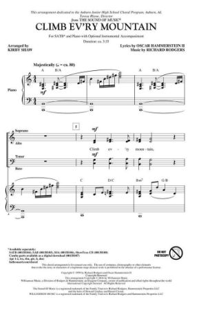 CLIMB EV'RY MOUNTAIN FROM THE SOUND OF MUSIC SATB
