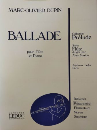 DUPIN:BALLADE, FLUTE+PIANO