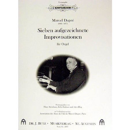 DUPRE:SIEBEN AUFGEZEICHNETE IMPROVISATIONEN FUR ORGEL